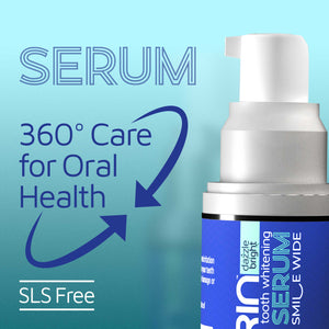 GRIN Dazzle Bright Teeth Whitening Serum | 360° Oral Care | SLS-Free & Non Invasive Formula | Removes Stains & Boosts Confidence | Net Wt. 1.01 fl. oz (30 mL)